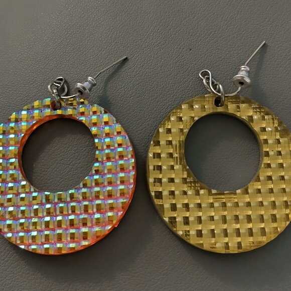 VINTAGE 80S  DISICO DIVA EARRINGSxfinal price closet out special - Picture 1 of 1